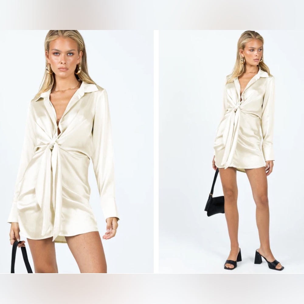 Princess Polly Ixia long sleeve mini dress